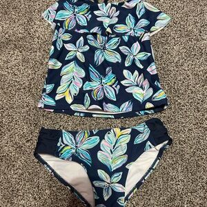 Floral Kids Swim Set